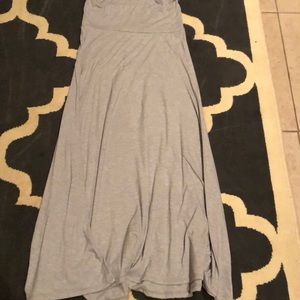 LuLaRoe gray long dress